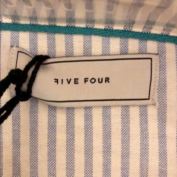 👔 Five Four Corbin Pin Stripe Button Dress Shirt - Picture 4 of 8